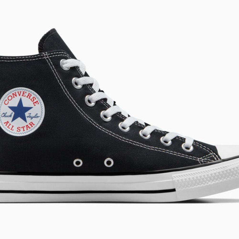 NWOT Converse Chuck Taylor All Star Classic Black High-top Sneaker size 9W/ 7M
